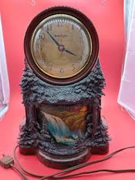 1950's Mastercrafters Lighted Moving Waterfall Clock Model 344 | eBay
