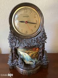 Vintage Bakelite Master Crafters Waterfall Motion Clock Auction | Estate 360