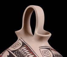 Sold at Auction: Mata Ortiz Polychrome Clay Pot by Jose Villa