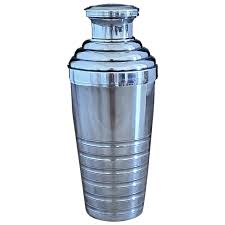 Vintage French Cocktail Shaker, Sturdy 20th Century Art Deco ...