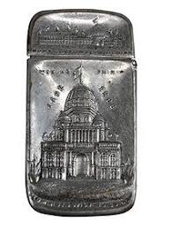 1893 World's Fair 6 Match Safes Pairpoint Vesta
