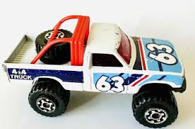 VINTAGE 1981 MATCHBOX 4x4 Open Back Truck #63 Baja Toyota ...