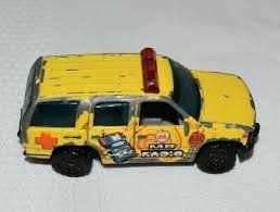 1997 Matchbox Yellow '97 Chevy Tahoe, "MB Radio", Made in China, 2651EA | eBay