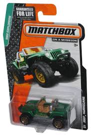 Matchbox MBX Explorers (2013) Green Jeep Hurricane Toy #64 ...