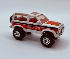 1987 Matchbox Ford Bronco II Truck 4x4 #MB-39 Macau (White 1 ...