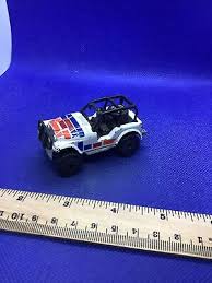 1983 Matchbox Jeep 4x4 White with Blue, Red & Orange ...
