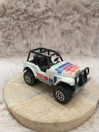 Matchbox Cars Vintage 1983 Jeep 4x4 White Open Top | eBay