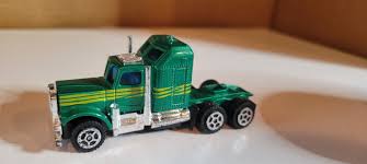 T6 HO Scale Trailer Semi Truck Model Layout GREEN SEMI CAB ...