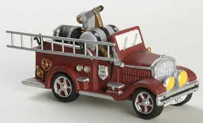 Christmas In The City City Fire Dept-Fire Truck - With Box ...