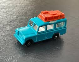 Vintage 1965 MATCHBOX Lesney Land Rover Safari No.12 Blue ...