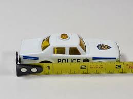 Generic 1970s AMC Matador Police Car 3" Diecast Scale Model Yellow Light Windows | eBay