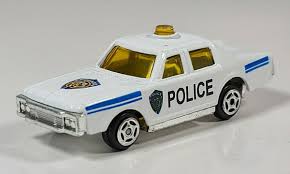 Generic 1970s AMC Matador Police Car 3" Diecast Scale Model Yellow Light Windows | eBay
