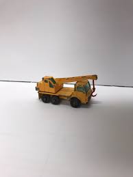 VINTAGE MATCHBOX SERIES NO.63, DODGE CRANE TRUCK W/ RED HOOK ...