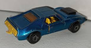 1972 Matchbox Superfast no 9 AMX Javelin Blue Yellow ...