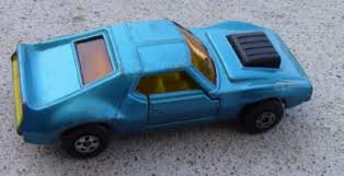 Vtg 1972 Matchbox Superfast #9 AMX Blue Javelin Made In ...