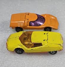 1973 Lesney Matchbox Superfast Datsun 126X & 1971 Mazda RX ...