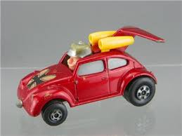 Vintage 1972 Matchbox Lesney 11 Diecast 1/64 Red Volkswagen ...