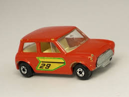 Vintage 1970 Matchbox Lesney Superfast Racing Mini #29 Red ...