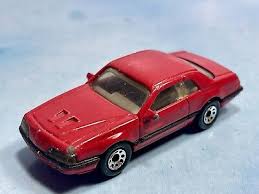 Matchbox 1987 Ford T-Bird Turbo Coupe Red/Gray Interior ...
