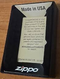Genuine Zippo 205 Reg Satin Brush Chrome New In Box | eBay