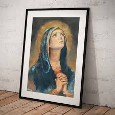 Our Lady of Sorrows Number Three Poster by Rebecca Mike - Rebecca Mike Official Website