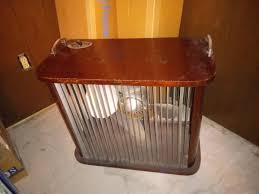 4 SPEED MATHES COOLER FAN INCASED IN A WOOD FRAME ...