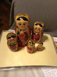 Nesting Dolls ,vintage,Russian. Santa An Girls | eBay