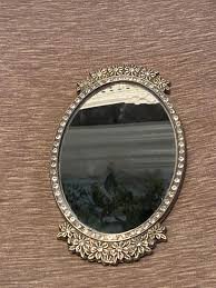 Vintage Tabletop Vanity Mirror: Secret Photo Frame, 7.25 ...