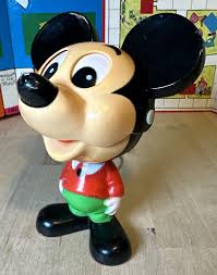 Vintage Mickey Mouse Chatter Chum Pull String Talking Toy ...