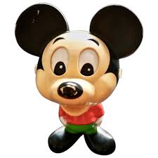 Working Mickey Mouse pull string Chatter Chum Mattel talking ...