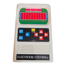 Vtg Electronic Football Handheld Game by MATTEL Tabletop ...