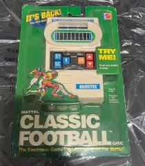Mattel Classic Football Electronic Handheld Game Vintage 2000 for sale online | eBay