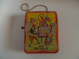 Vintage 1953 Mattel No. 501 Tin Lithograph Merry Music Box ...