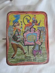 Vintage Mattel Merry Music Box Windup Monkey Organ Grinder ...