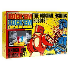 Mattel's Rock Em Sock Em Robots Game - Original Toy Boxing ...