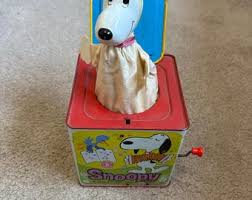 Vintage Snoopy Jack in the Box Pop Up, Peanuts Gang, Mattel ...