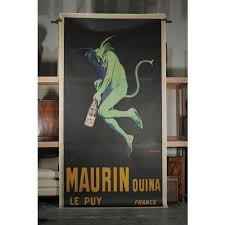 Early 20th Century Maurin Quina Ley Puy French Poster | Chairish