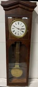 Mahogany Pinwheel Jeweler's Regulator Clock