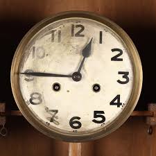 English Art Deco Wall Clock (Lot 130 - The October Gallery ...