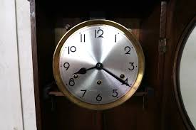 Lot 24: Antique German Box Wall Clock - Van Metre Auction