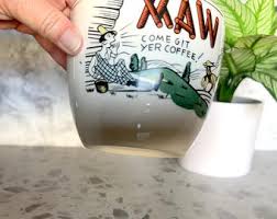 Vintage 1940s “maw Come Get Yer Coffee” Novelty Coffee Cup ...