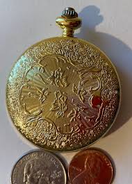 Vintage Metal Pocket Watch, Joy & Iman, Clock, Time, Style - Etsy