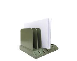 Desk Pal Modernist Plastic Desk Organizer Letter Holder 5 ...