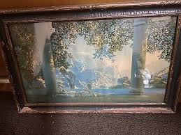 Antique Maxfield Parrish Daybreak Art Deco Frame 21 x 13" House of Art NY | eBay
