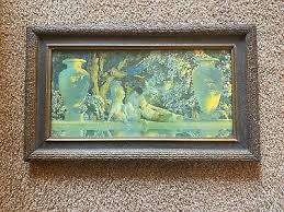 Antique Original Garden of Allah Painting Maxfield Parrish 21” x 12” | eBay