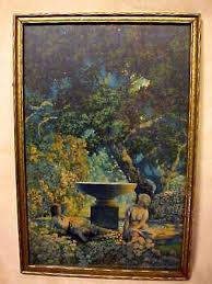 MAXFIELD PARRISH REVERIES EDISON MAZDA CALENDAR FRAMED | eBay