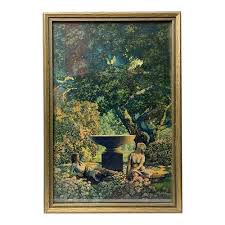 Maxfield Parrish Print Reveries 1927 Framed | Debbie Turi ...