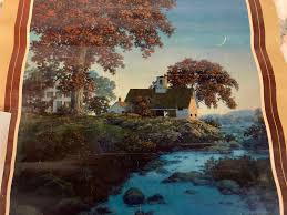 Maxfield Parrish "new Moon" (1943) Landscape Print From a ...