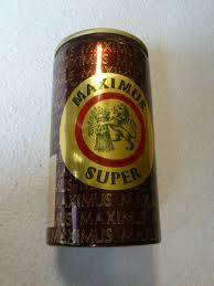 vintage Maximus Super Beer Pull Tab Beer Can F.X. Matt ...