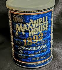 Sealed Vintage 1892 Maxwell House Coffee 100th Anniversary w/Plastic Lid Expired | eBay